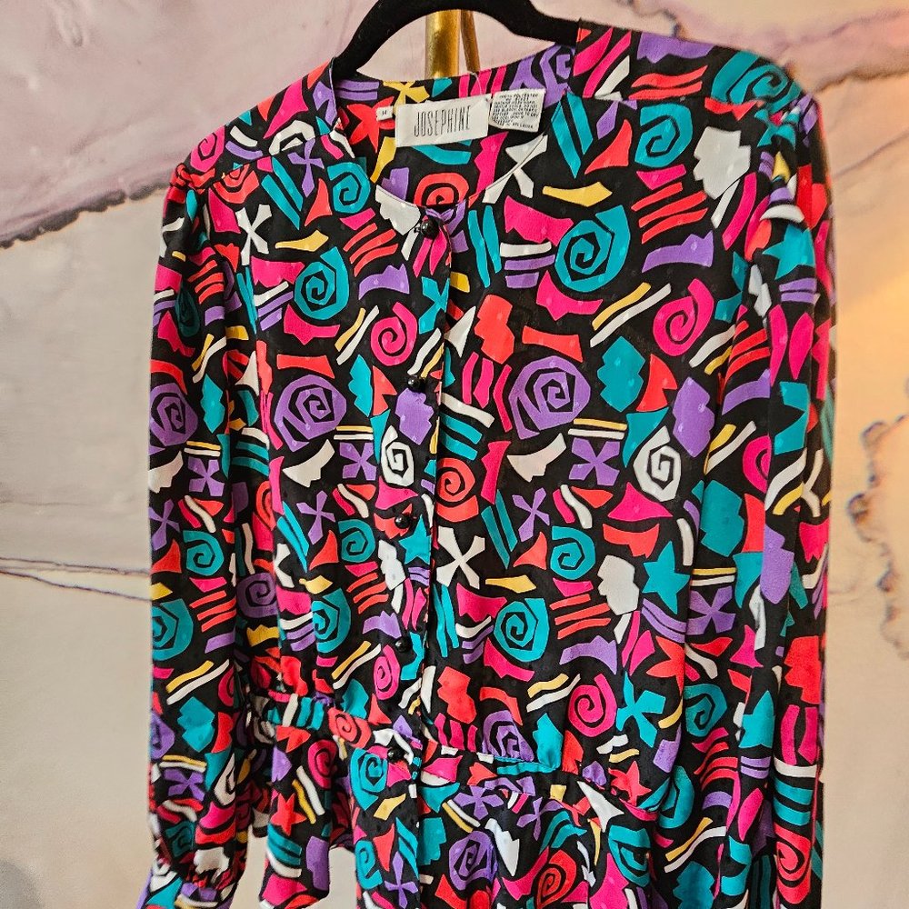 Vintage Josephine Printed Blouse